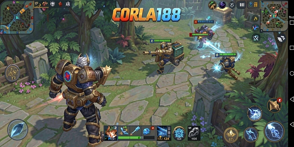 Tampilan gameplay yang menarik dan mendebarkan di CORLA188.