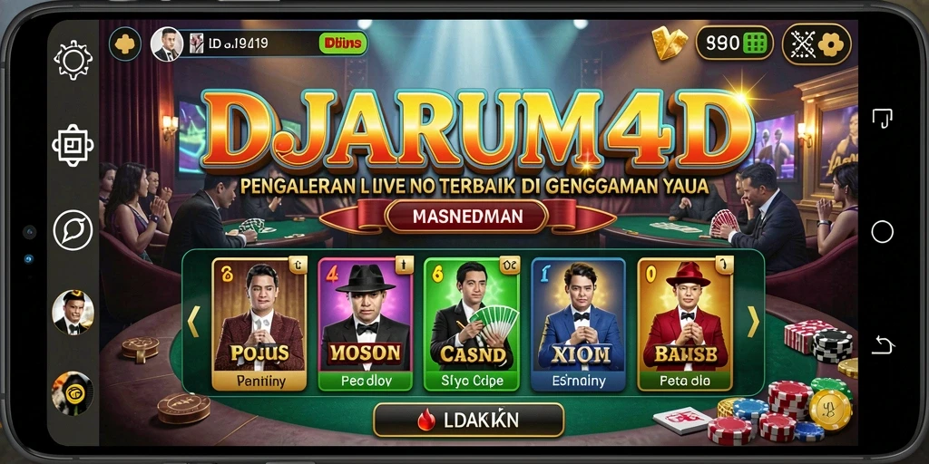 Screenshot gameplay Live Casino DJARUM4D yang mendebarkan.