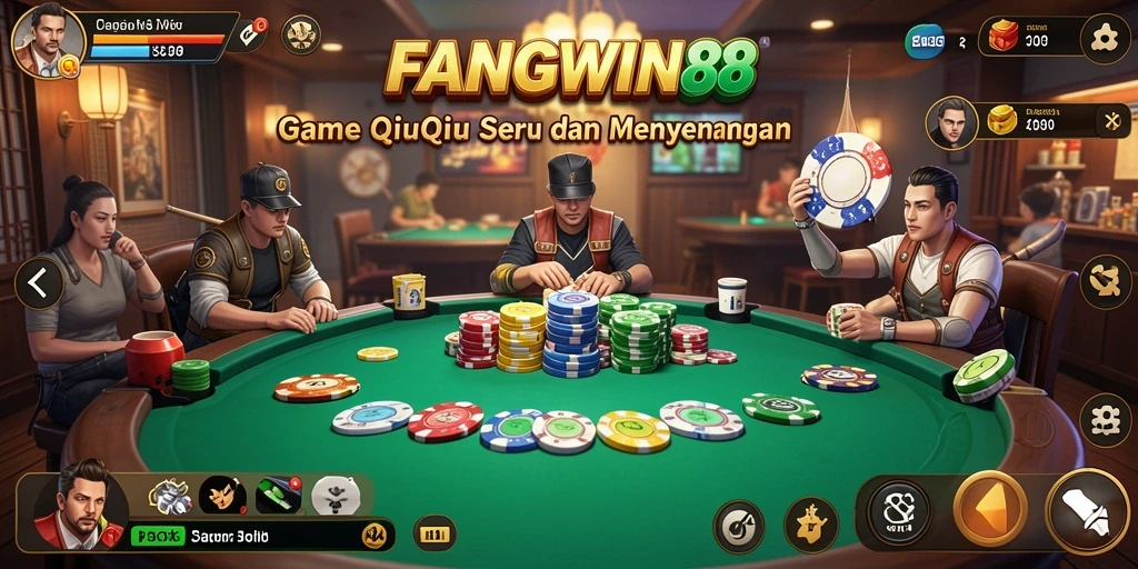 Gameplay menarik dalam FANGWIN88 dengan strategi QiuQiu.