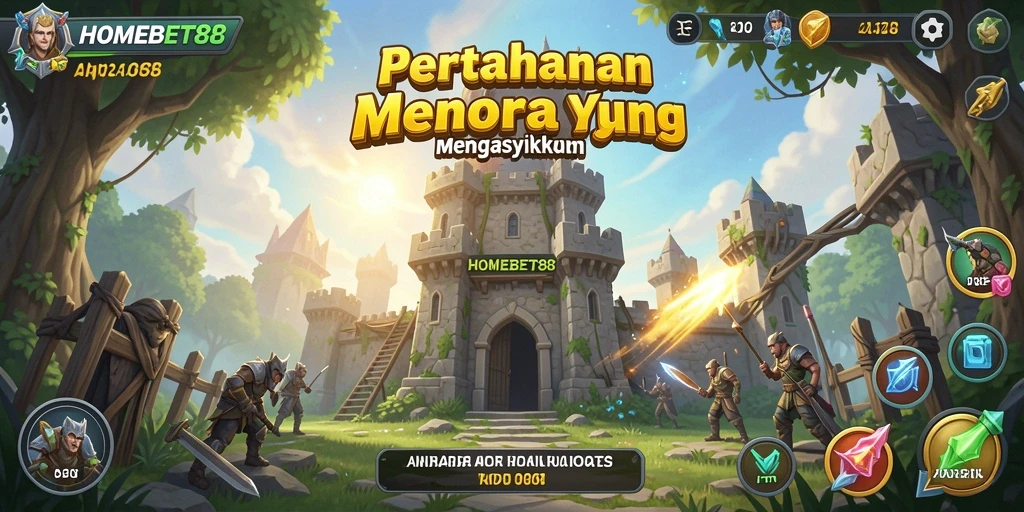 Menggambarkan gameplay seru dan strategi dalam HOMEBET88.
