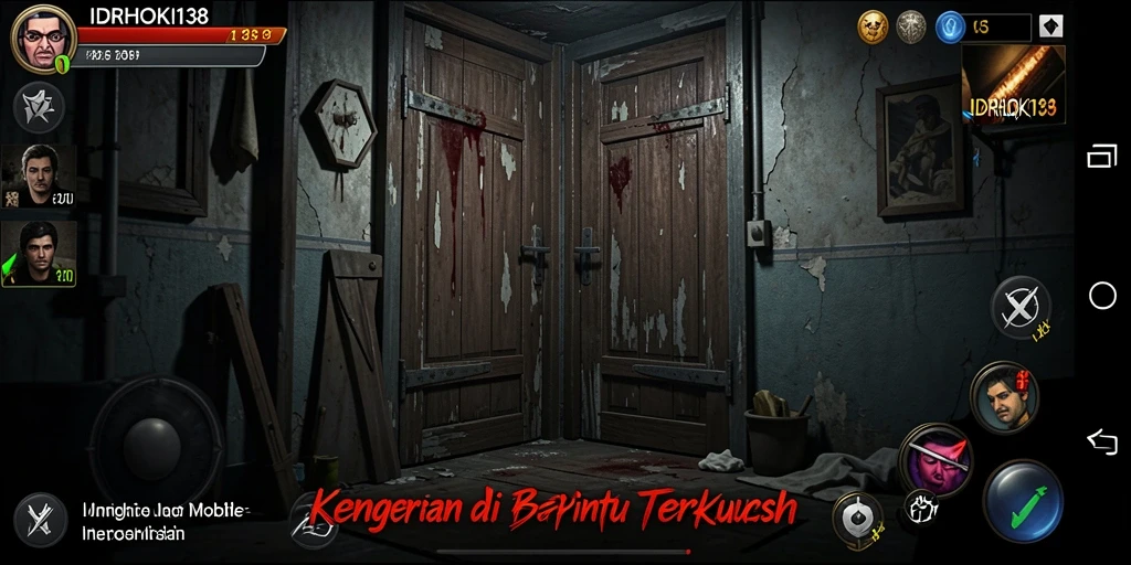 Screenshot menampilkan pengalaman gameplay menyeramkan dari IDRHOKI138.