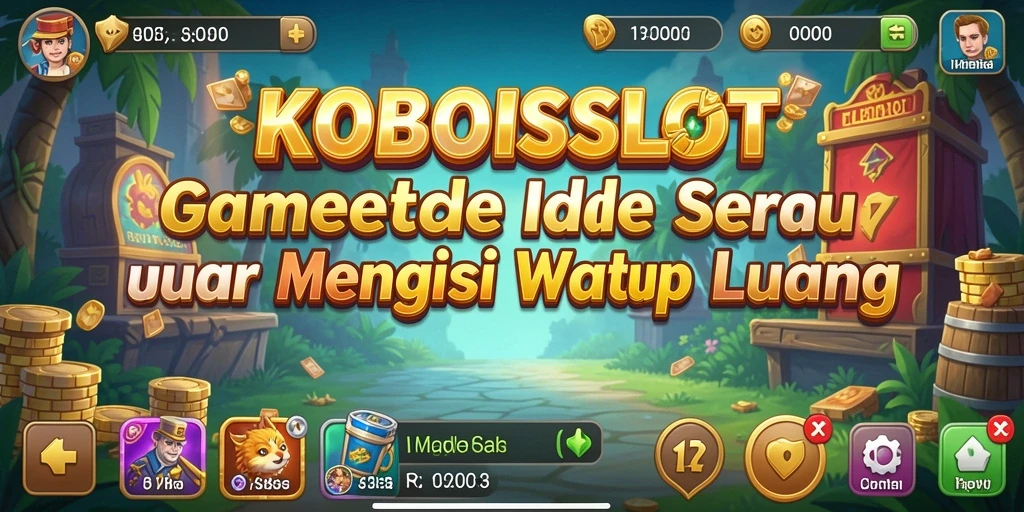 Tampilan gameplay KOBOISLOT yang menarik dan seru.