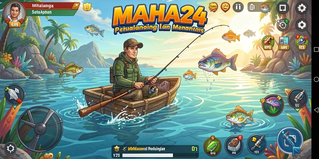 Tangkapan menarik di dunia memancing penuh warna.