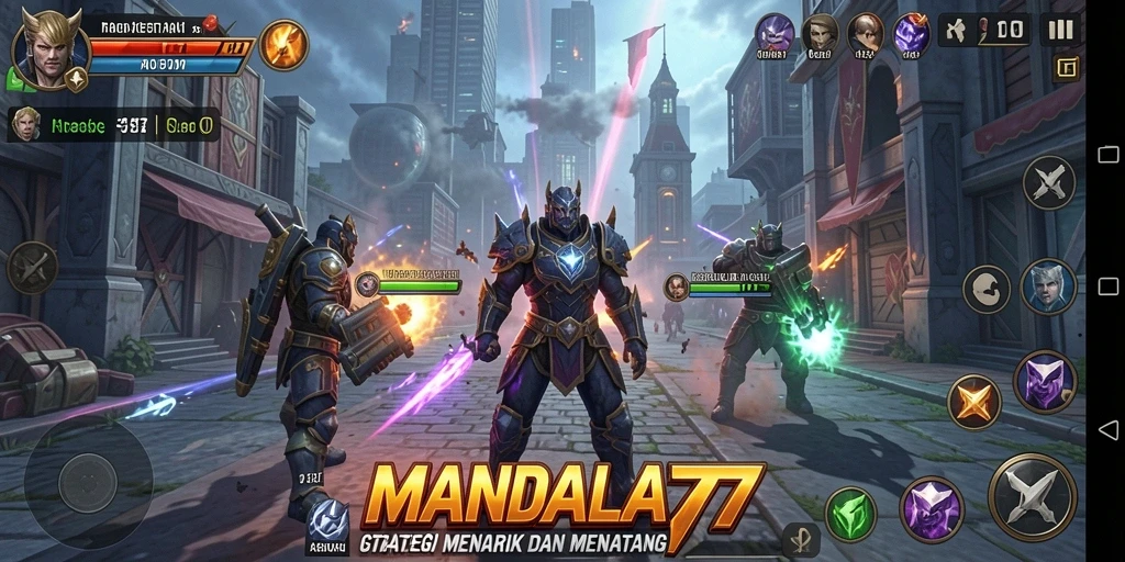 Screenshot gameplay MANDALA77 yang menampilkan strategi mendalam.