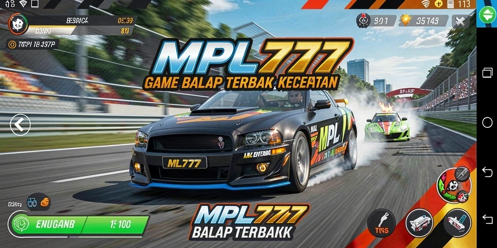 Tampilan menarik saat balapan di MPL777 dengan berbagai kendaraan.