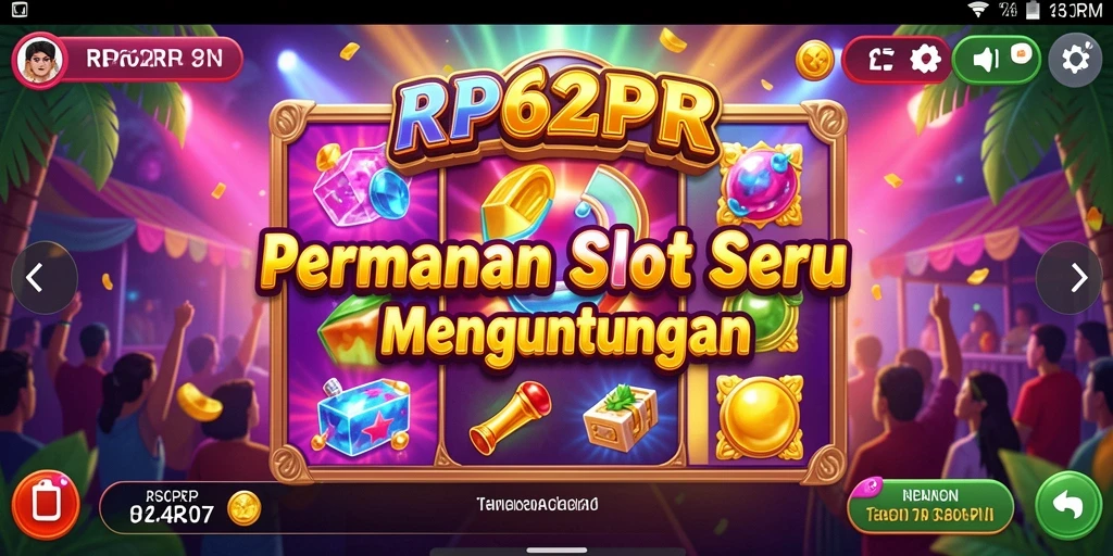 Tampilan screenshot RP62RP yang menunjukkan keseruan gameplay Slot.