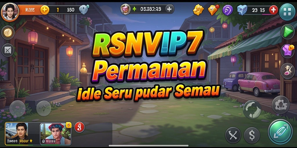 Tampilan utama gameplay RSNVIP7 yang menyenangkan saat bermain Idle.