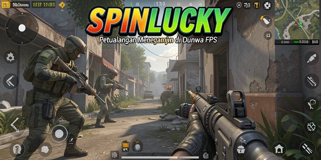 Tampilan gameplay menegangkan di SPINLUCKY dengan grafis menawan.